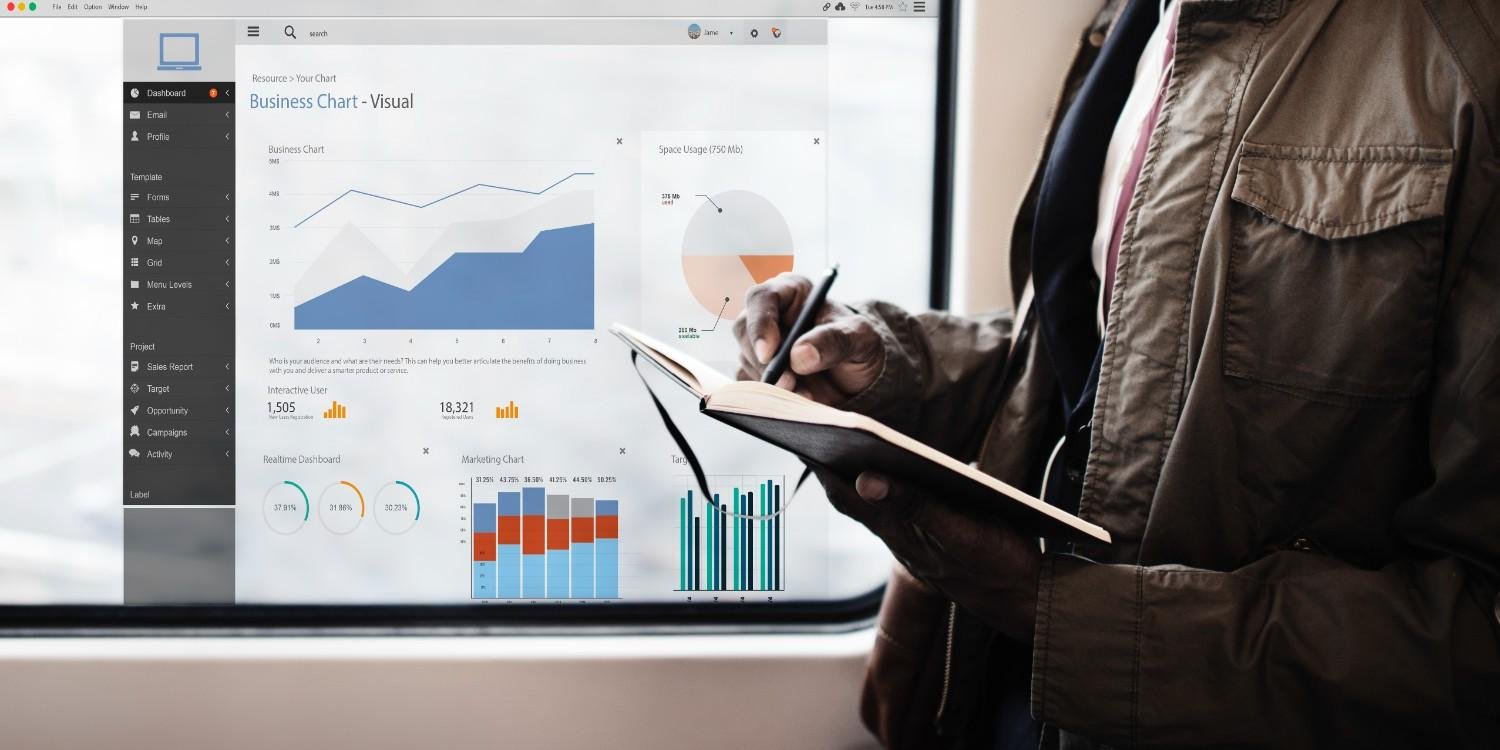 Sales analytics dashboard showing pipeline data and revenue metrics